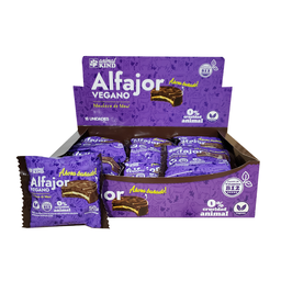 [68] Caja x18 alfajores - MANI c/cobertura de CHOCOLATE - Animal Kind