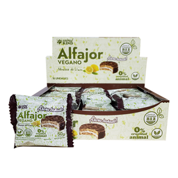 [66] Caja x18 alfajores - LIMON c/cobertura de chocolate - Animal Kind