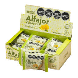 [65] Caja x18 alfajores - LIMON - Animal Kind