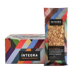 [802] Caja x10 barritas - AVENA, ALMENDRAS y NUEZ - Integra