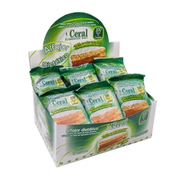 [2227] Caja x16 alfajores - CHOCOLATE c/SEMILLAS - Ceral