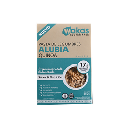 [3257] Pasta proteica fusilli POROTOS ALUBIA y QUINOA x300g - Wakas